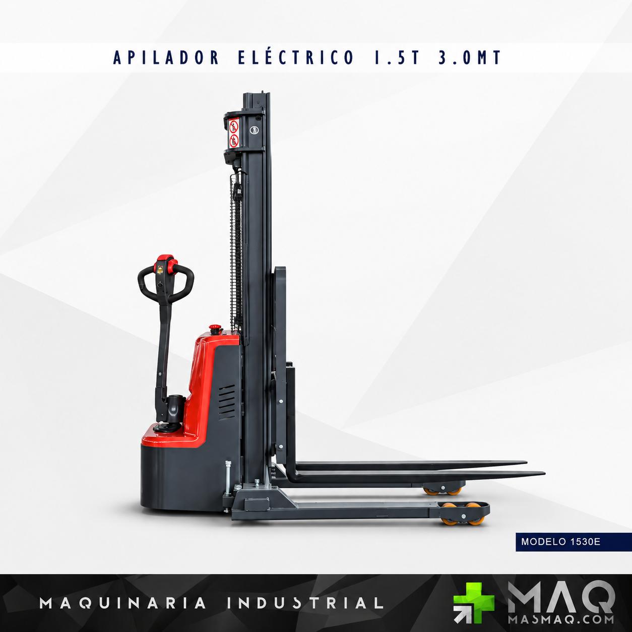 APILADOR ELÉCTRICO 1.5TON 3.0MT MODELO 1530E - Imagen 4